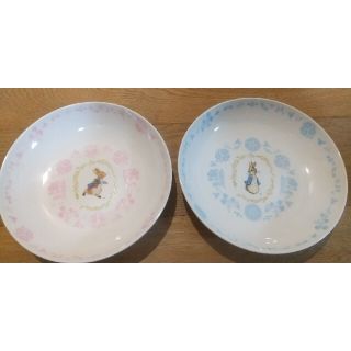 PeterRabbit ピーターラビット パスタ カレー皿２枚セット 新品(食器)