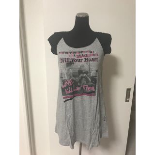 セシルマクビー(CECIL McBEE)の新品　セシルマクビー  ラグランTシャツ　チュニック　Aライン(チュニック)