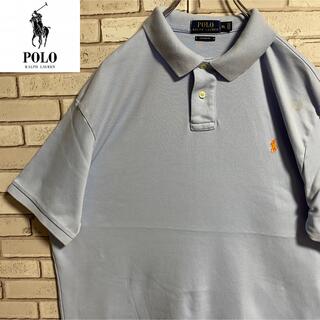 ポロラルフローレン(POLO RALPH LAUREN)の90s 古着 ポロ ラルフローレン 刺繍ロゴ ビッグシルエット ゆるだぼ(ポロシャツ)