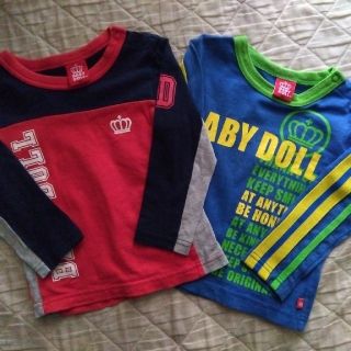 ベビードール(BABYDOLL)のBABYDOLL 長袖Tシャツ 80☆２枚セット☆(Ｔシャツ)