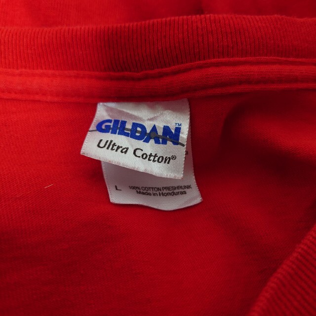 GILDAN TimeTravelers Tシャツ レッド メンズのトップス(Tシャツ/カットソー(半袖/袖なし))の商品写真