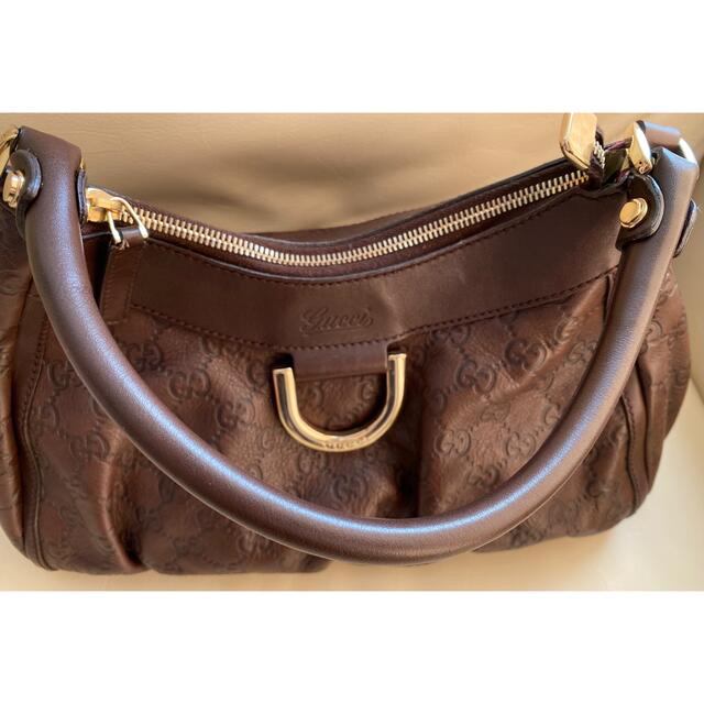 GUCCI グッチシマ レザーワンショルダーバッグ GUCCI グッチシマ レザーワンショルダーバッグ