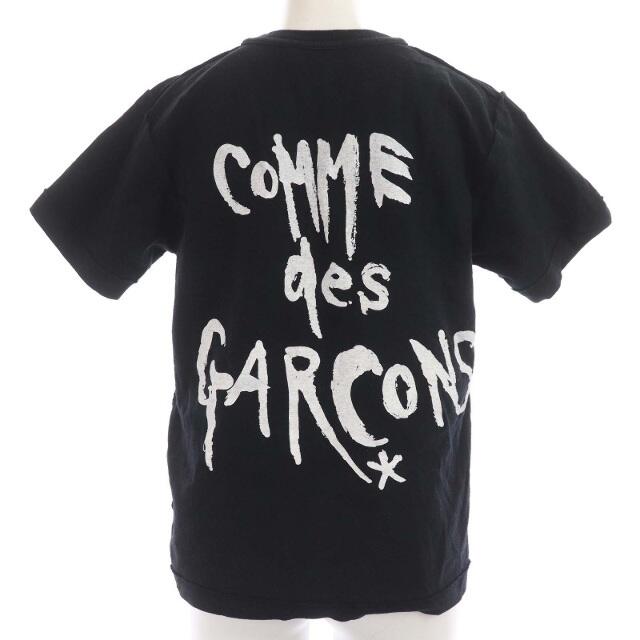 COMME des GARCONS(コムデギャルソン)のコムデギャルソン ブラックマーケット プリント Tシャツ カットソー S 黒 レディースのトップス(Tシャツ(半袖/袖なし))の商品写真