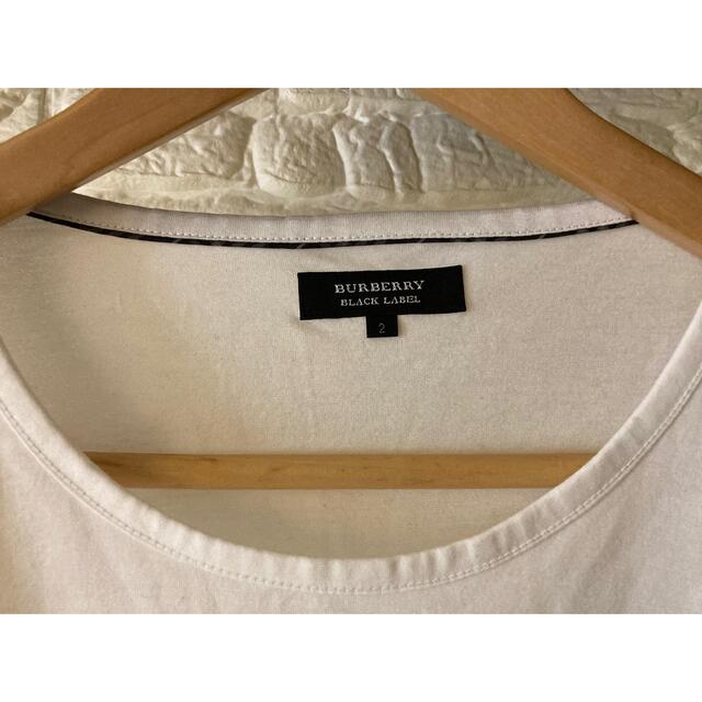 BURBERRY BLACK LABEL(バーバリーブラックレーベル)のBURBERRY BLACK LABEL ロングTシャツ レディースのトップス(Tシャツ(長袖/七分))の商品写真