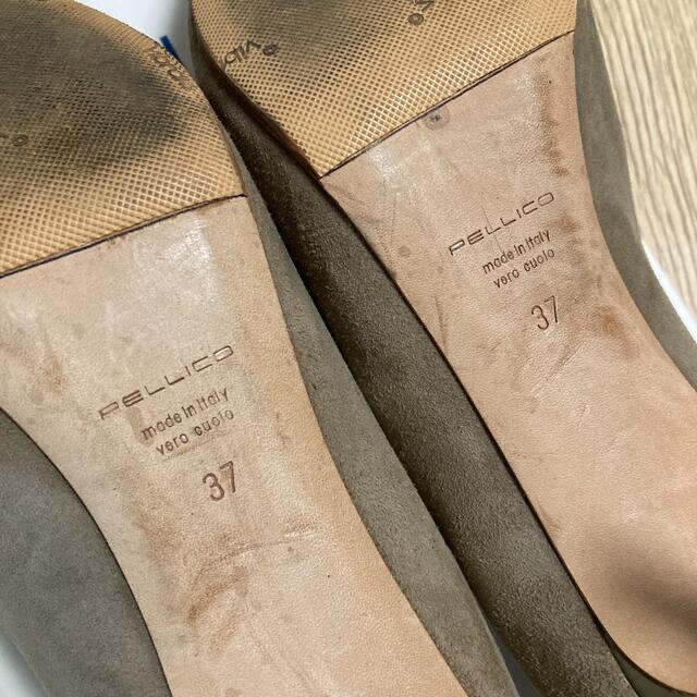 PELLICO(ペリーコ)のPELLICO ペリーコ ベージュ スウェードパンプス レディースの靴/シューズ(ハイヒール/パンプス)の商品写真