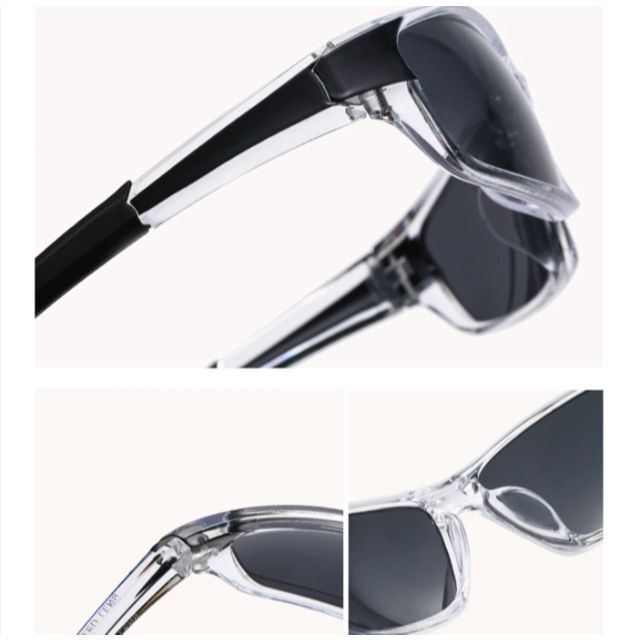 新品 送料込みストリート アウトドア 偏光サングラス 黒/スケルトン メンズのファッション小物(サングラス/メガネ)の商品写真