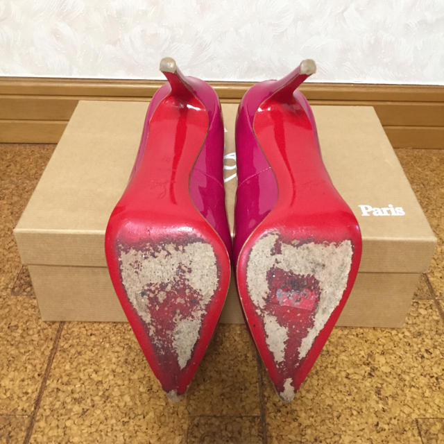 【パンプス】 Christian Louboutin - RURU ️様専用♡ルブタン ピンク ポインテッド パンプスの通販 by RMK's