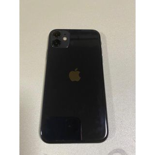 アイフォーン(iPhone)のアイホン11 ブラック　64G(スマートフォン本体)