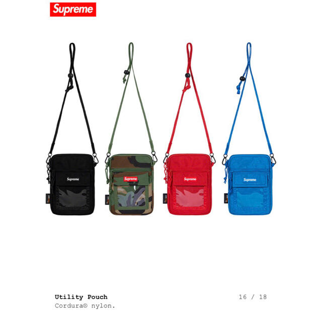 Supreme ウエストバッグ 2019SS