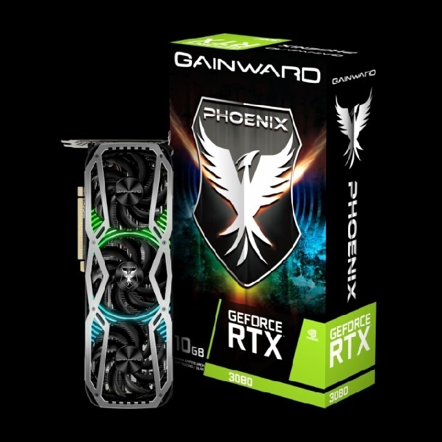 GAINWARD GeForce RTX 3080 Phoenix 外箱+部品等