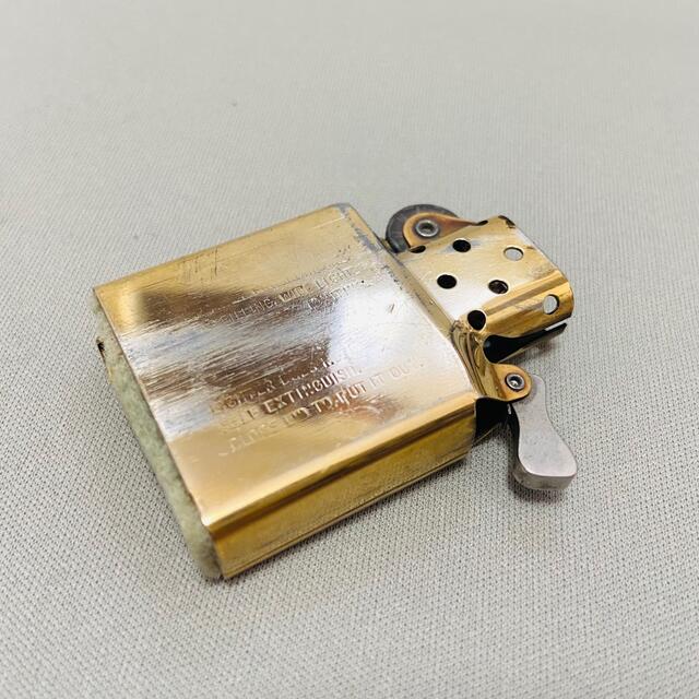 zippo stingray brushed brass solid brass