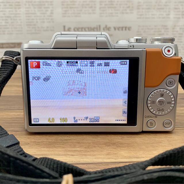 パナソニック ミラーレス一眼カメラ LUMIX DMC-GF7 茶色 w9 3