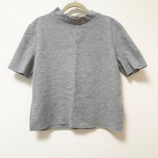 ザラ(ZARA)のZARA 半袖グレーニット(カットソー(半袖/袖なし))