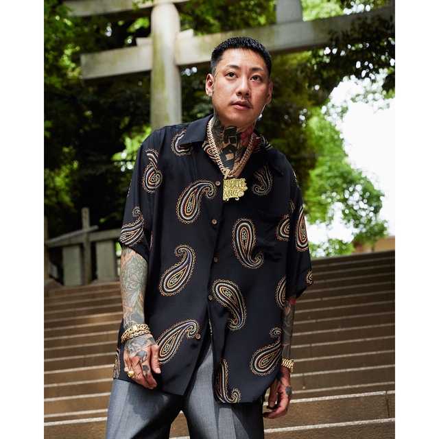 WACKO MARIA×舐達麻 21SS HAWAIIAN SHIRT 黒 新品