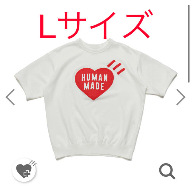 HUMAN MADE SHORT SLEEVE SWEATSHIRT