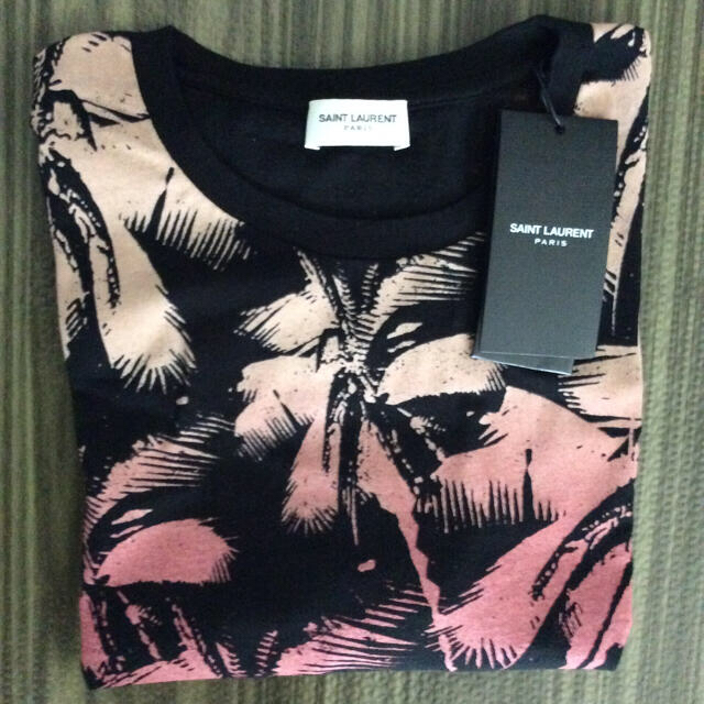 サンローラン Tシャツ パームツリー Saint Laurent Paris