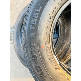 スイーツ柄 ブルー 195/80R15 タイヤ4本セット ハイエース レジアス