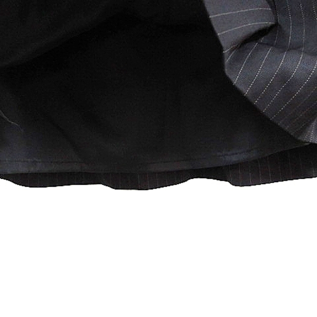 INDIVI(インディヴィ)のインディヴィ INDIVI スカート フレア ひざ丈 タック ストライプ 36 レディースのスカート(ひざ丈スカート)の商品写真