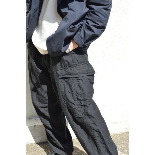 高評価即納 COMOLI - COMOLI 21ss リネン B.D.U パンツ size2の通販 by