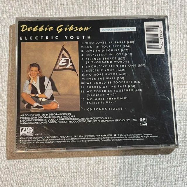 DEBBIE GIBSON/ELECTRIC YOUTH/デビー·ギブソン　洋楽 エンタメ/ホビーのCD(ポップス/ロック(洋楽))の商品写真