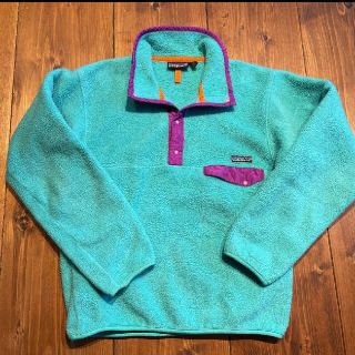 【patagonia/スナップT］Mフリース　シンチラ　ヴィンテージ　キムタク着