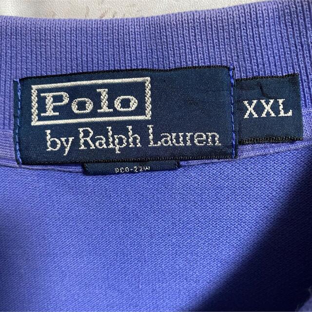 POLO RALPH LAUREN(ポロラルフローレン)の90s 古着 ポロ ラルフローレン 刺繍ロゴ ビッグシルエット ゆるだぼ メンズのトップス(ポロシャツ)の商品写真