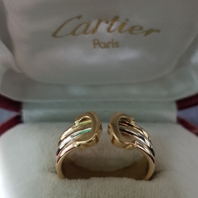 Cartier - カルティエ 2C トリニティ リングスリーカラーK18YG/WG/PGの ...