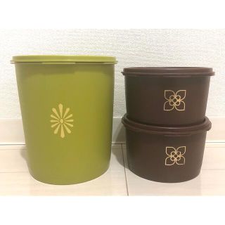 タッパーウェア (Tupperware) デコレーター 3点　ヴィンテージ(容器)