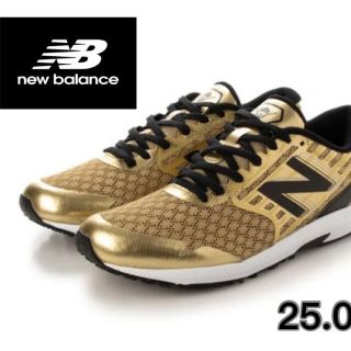 ニューバランス(New Balance)のニューバランス new  balance スニーカー ゴールド  25.0cm(スニーカー)