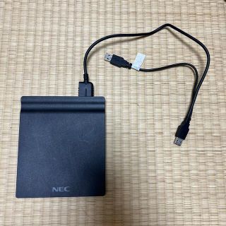 エヌイーシー(NEC)のDVD USBドライブ(PC周辺機器)