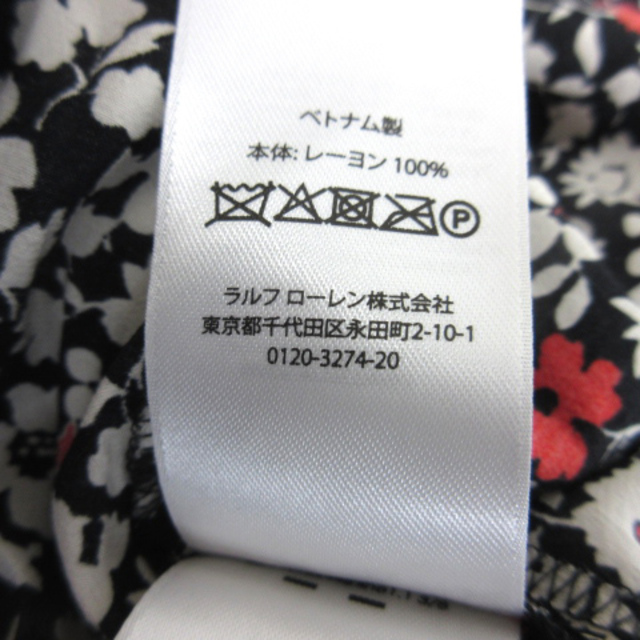 ポロ ラルフローレン ワンピース 半袖 ロング マキシ フレア 花柄 00