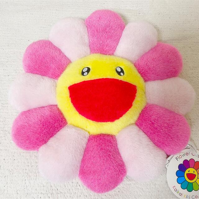 村上隆 クッション ピンク 30cm Flower Cushion-