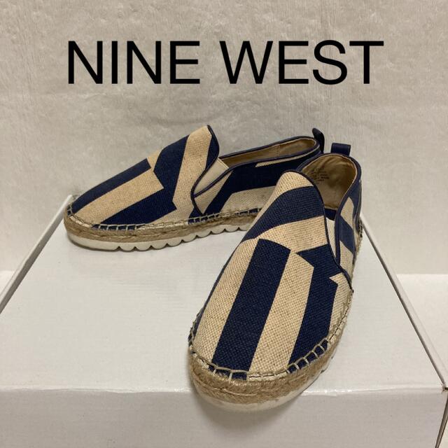 NINE WEST - NINE WEST フラットシューズ スリッポン エスパドリーユ ネイビーの通販 by mintaプロフご確認下さい