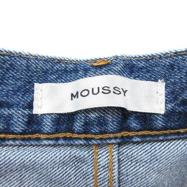 moussy(マウジー)のマウジー moussy デニムパンツ ジーンズ ストレート カットオフ ダメージ レディースのレディース その他(その他)の商品写真