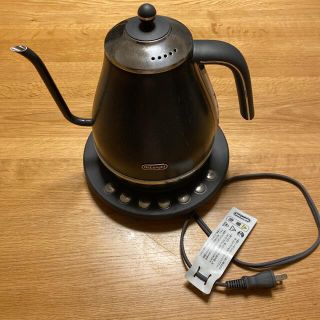 デロンギ(DeLonghi)の電気ケトル アイコナ カフェ グレー 温度設定機能 / 保温機能付き 1.0L(電気ケトル)