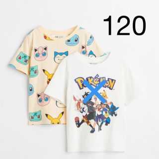 エイチアンドエム(H&M)の専用です　新品　ポケモン　Tシャツ　120/130(Tシャツ/カットソー)