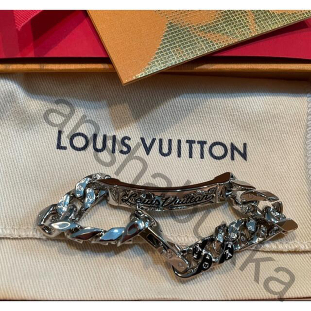 LOUIS VUITTON(ルイヴィトン)のLOUIS VUITTON ブラスレ・チェーンリンクス スクエアLV NIGO® メンズのアクセサリー(ブレスレット)の商品写真