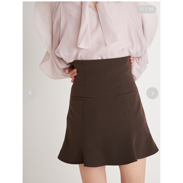 SNIDEL(スナイデル)のスナイデル　フレアミニスカショーパン レディースのスカート(ミニスカート)の商品写真