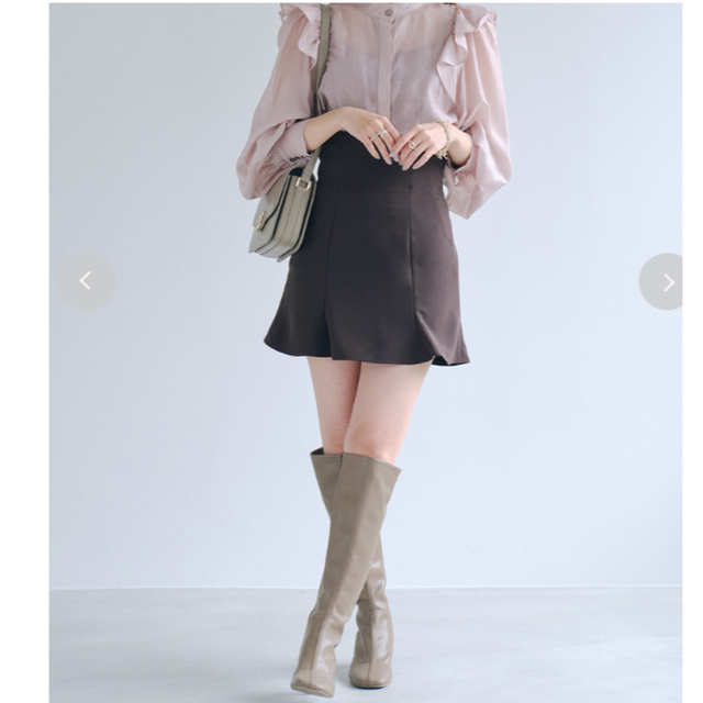 SNIDEL(スナイデル)のスナイデル　フレアミニスカショーパン レディースのスカート(ミニスカート)の商品写真