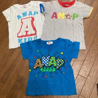 アナップキッズ(ANAP Kids)のANAPアナップ ★半袖Ｔシャツ ３枚セット★100110(Tシャツ/カットソー)