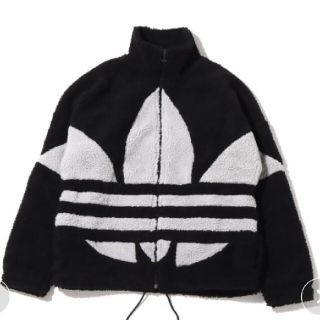 【adidas】アディダス　ボアジャケット　レッド　XL