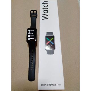 オッポ(OPPO)のOPPO Watch Free ブラック(腕時計(デジタル))