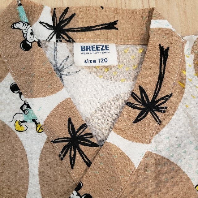 BREEZE(ブリーズ)のBREEZE ミッキーコラボ　甚平♡ キッズ/ベビー/マタニティのキッズ服男の子用(90cm~)(甚平/浴衣)の商品写真