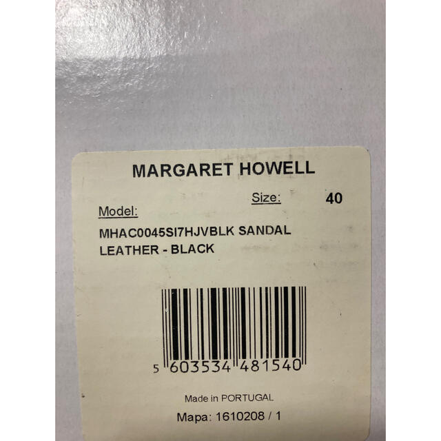 MARGARET HOWELL(マーガレットハウエル)のMHL レザーサンダル メンズの靴/シューズ(サンダル)の商品写真