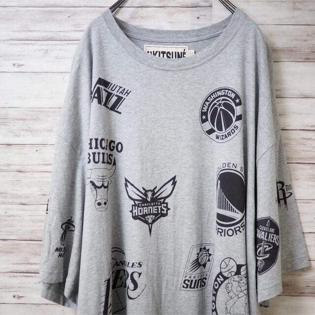 MAISON KITSUNE'(メゾンキツネ)のMAISON KITSUNE×NBA 18SS T-Shirt All Over メンズのトップス(Tシャツ/カットソー(半袖/袖なし))の商品写真