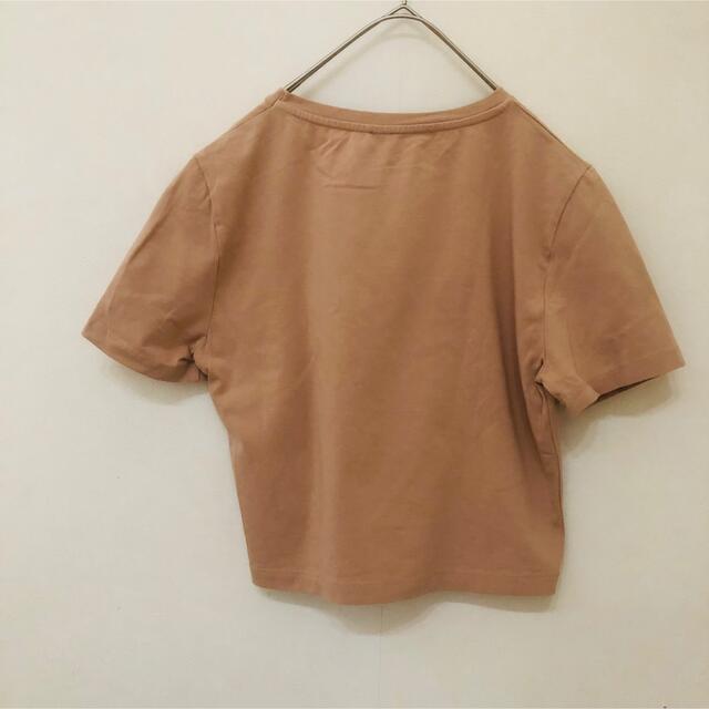 ZARA(ザラ)の【ZARA】クロップド　Tシャツ　レディース　Ｍ レディースのトップス(Tシャツ(半袖/袖なし))の商品写真