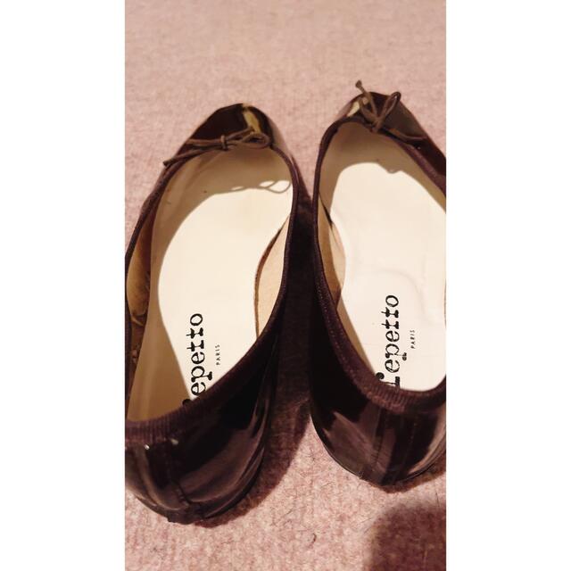 repetto(レペット)のレペット　バレエシューズ　ブラウンパテント レディースの靴/シューズ(バレエシューズ)の商品写真