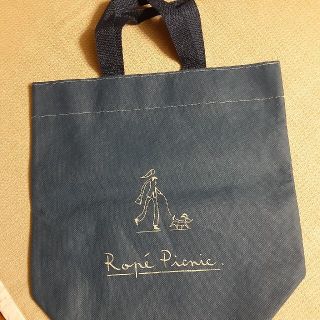 ロペピクニック(Rope' Picnic)のロペピクニック RopePicnic ショッピングバッグ エコバッグ ネイビー(ショップ袋)