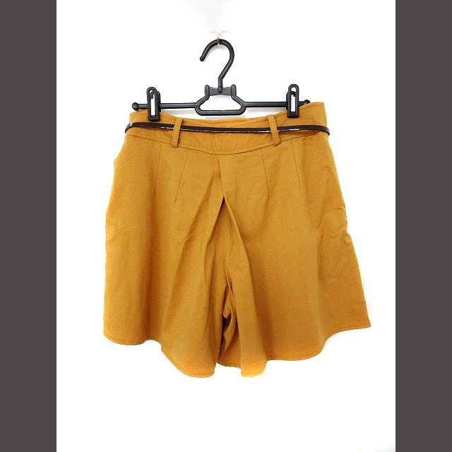 エフデ ef-de パンツ キュロット タック ベルト 9 ベージュ /AIY | corbal.com.ec