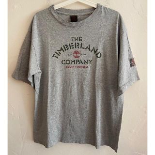 ティンバーランド(Timberland)のTimberland ティンバーランド ロゴプリントTシャツ グレー サイズS(Tシャツ/カットソー(半袖/袖なし))